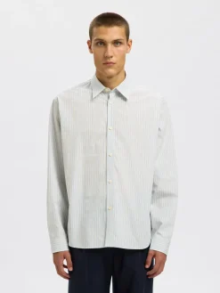 SELECTED HOMME Slhctmben stripe ls shirt kauluspaita
