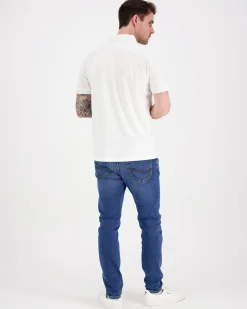 SELECTED HOMME Slhfave zip ss polo pikee