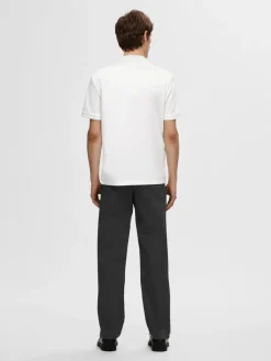SELECTED HOMME Slhfave zip ss polo pikee