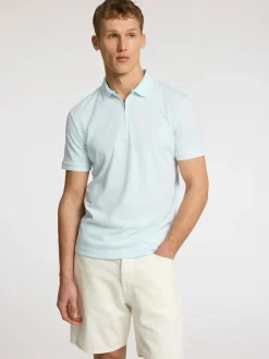 SELECTED HOMME Slhfave zip ss polo pikee