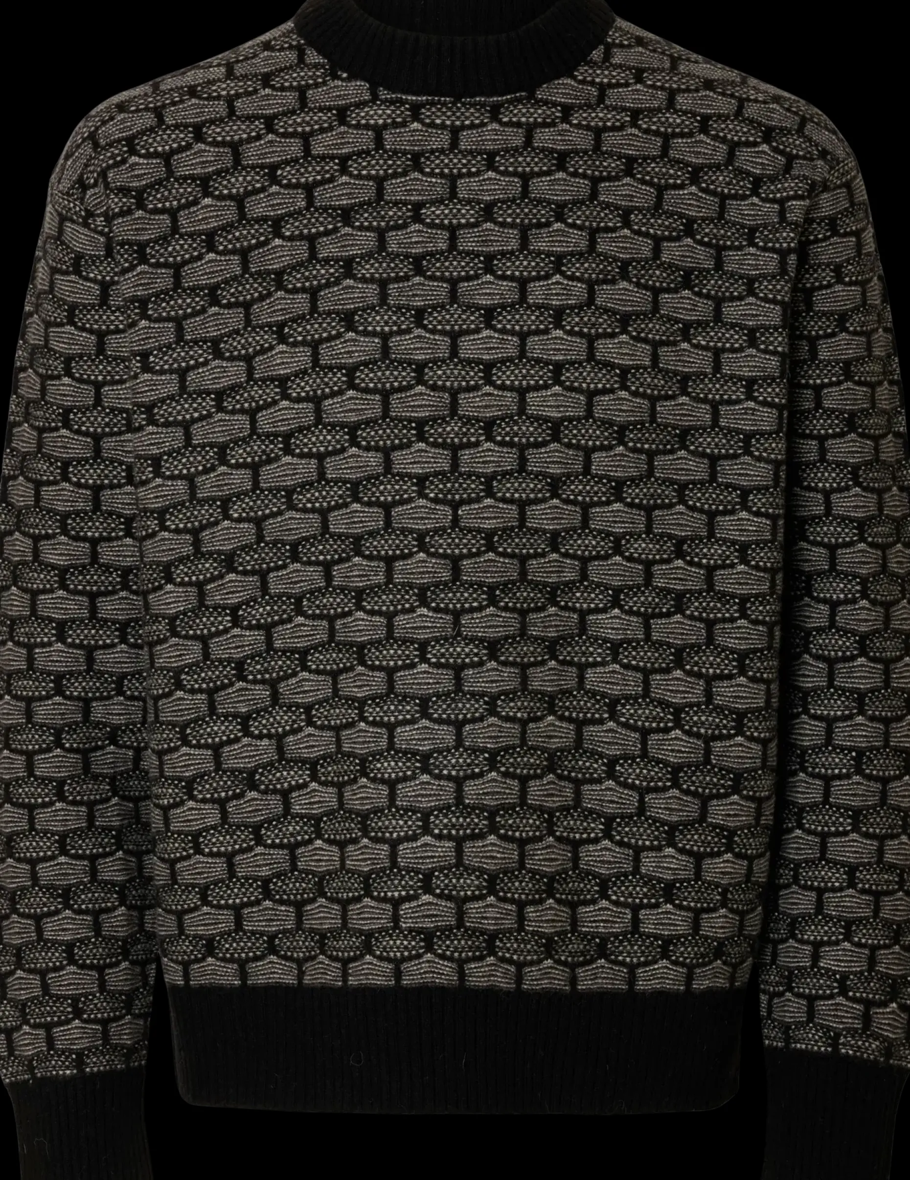 SELECTED HOMME Slhkeith ls knit relaxed crew