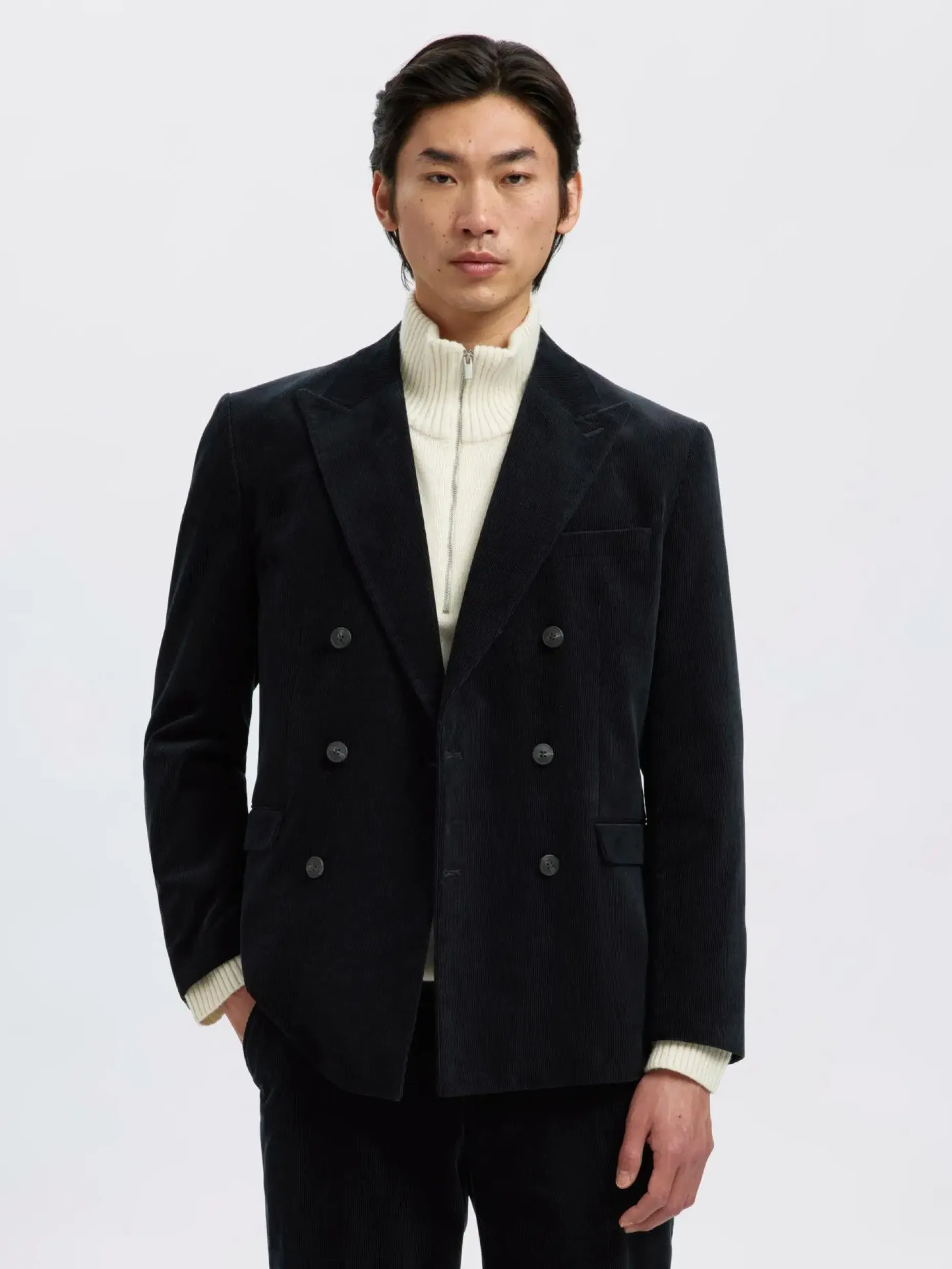 SELECTED HOMME Slhreg-duca corduroy db peak