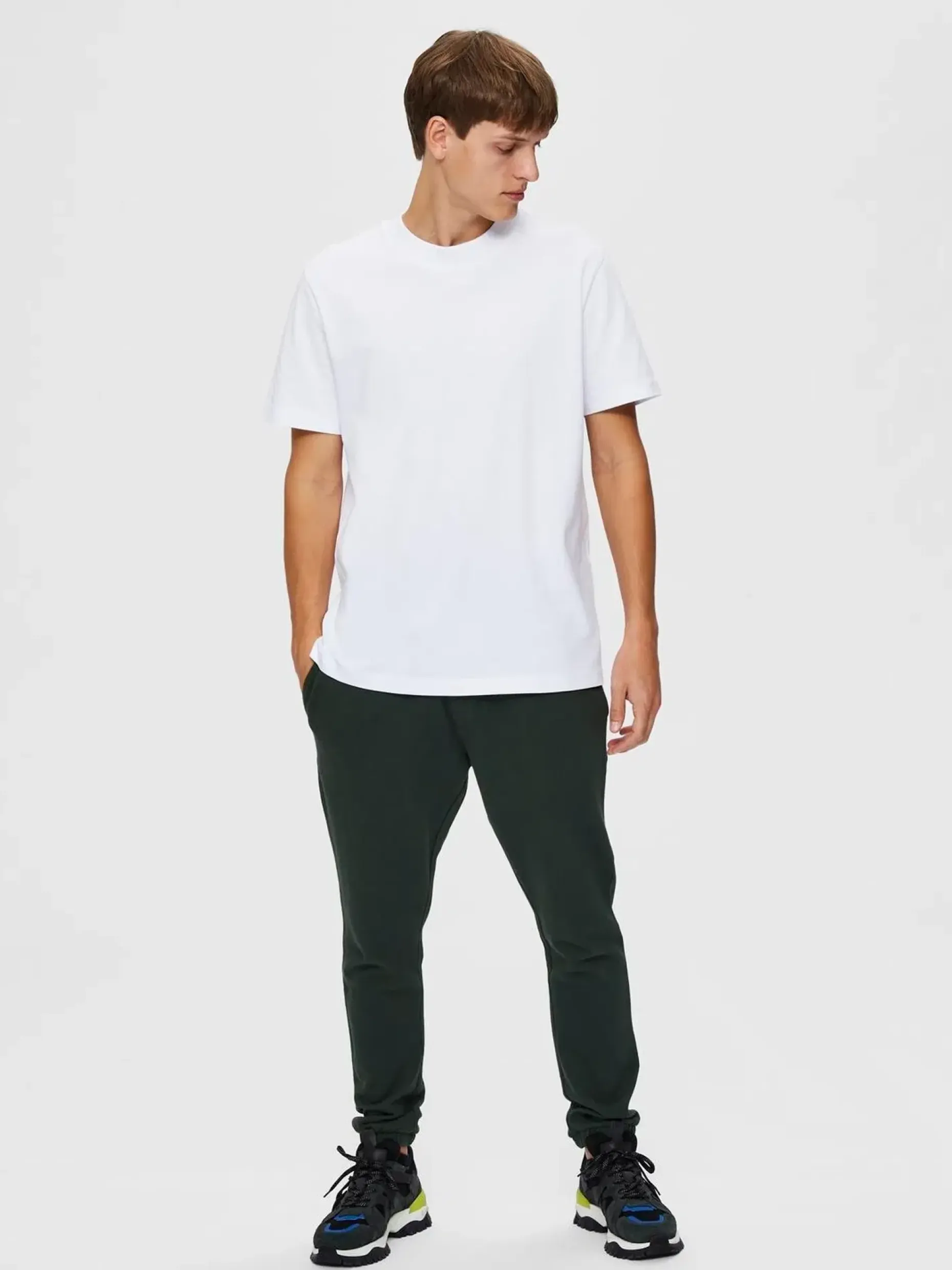SELECTED HOMME Slhrelaxcolman ss o-neck t-paita