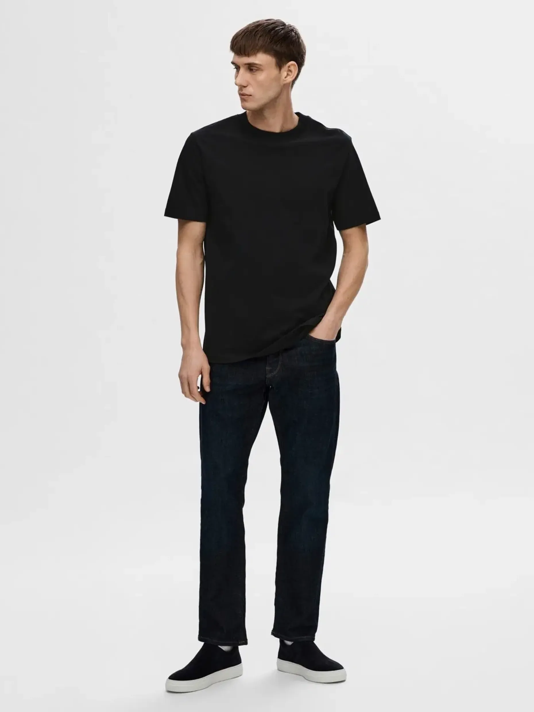 SELECTED HOMME Slhrelaxcolman ss o-neck t-paita
