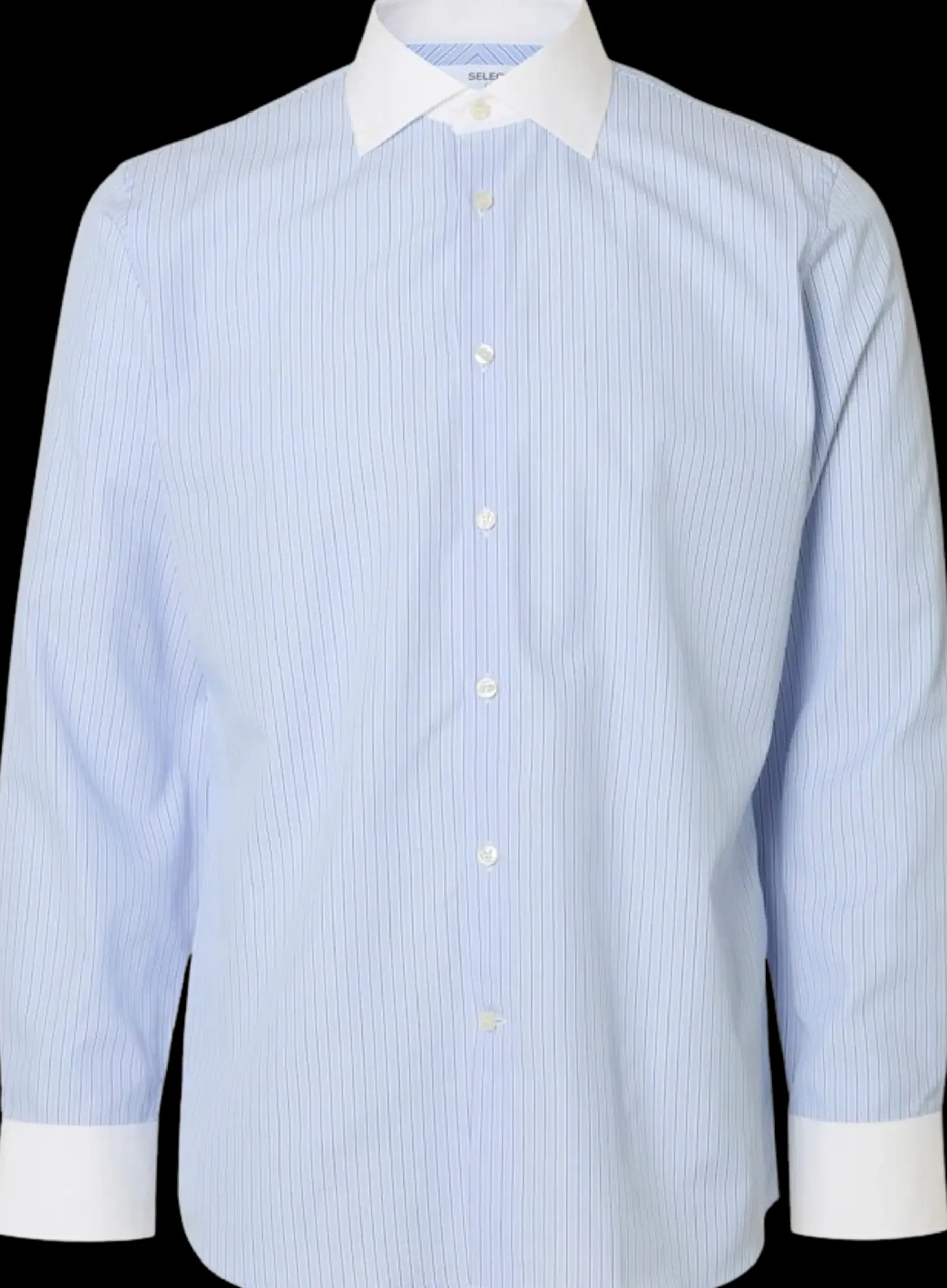 SELECTED HOMME Slhslimlux ls shirt white