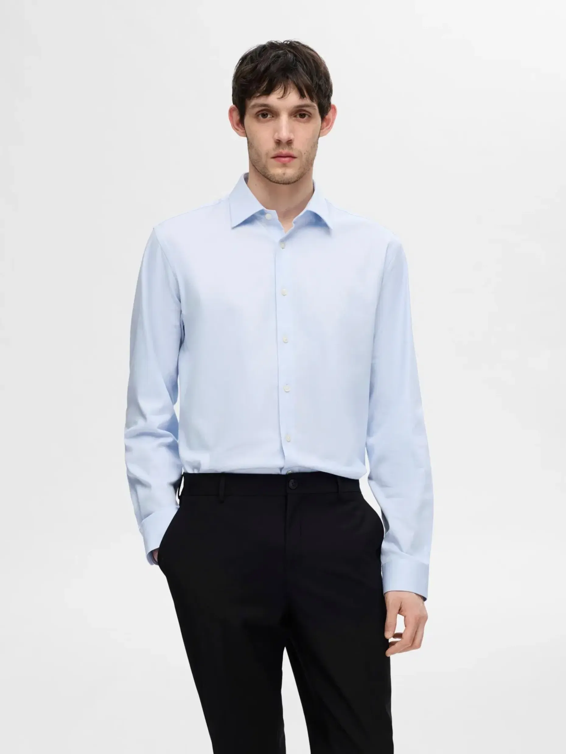 Selected homme slhslim-performance shirt ls pukupaita