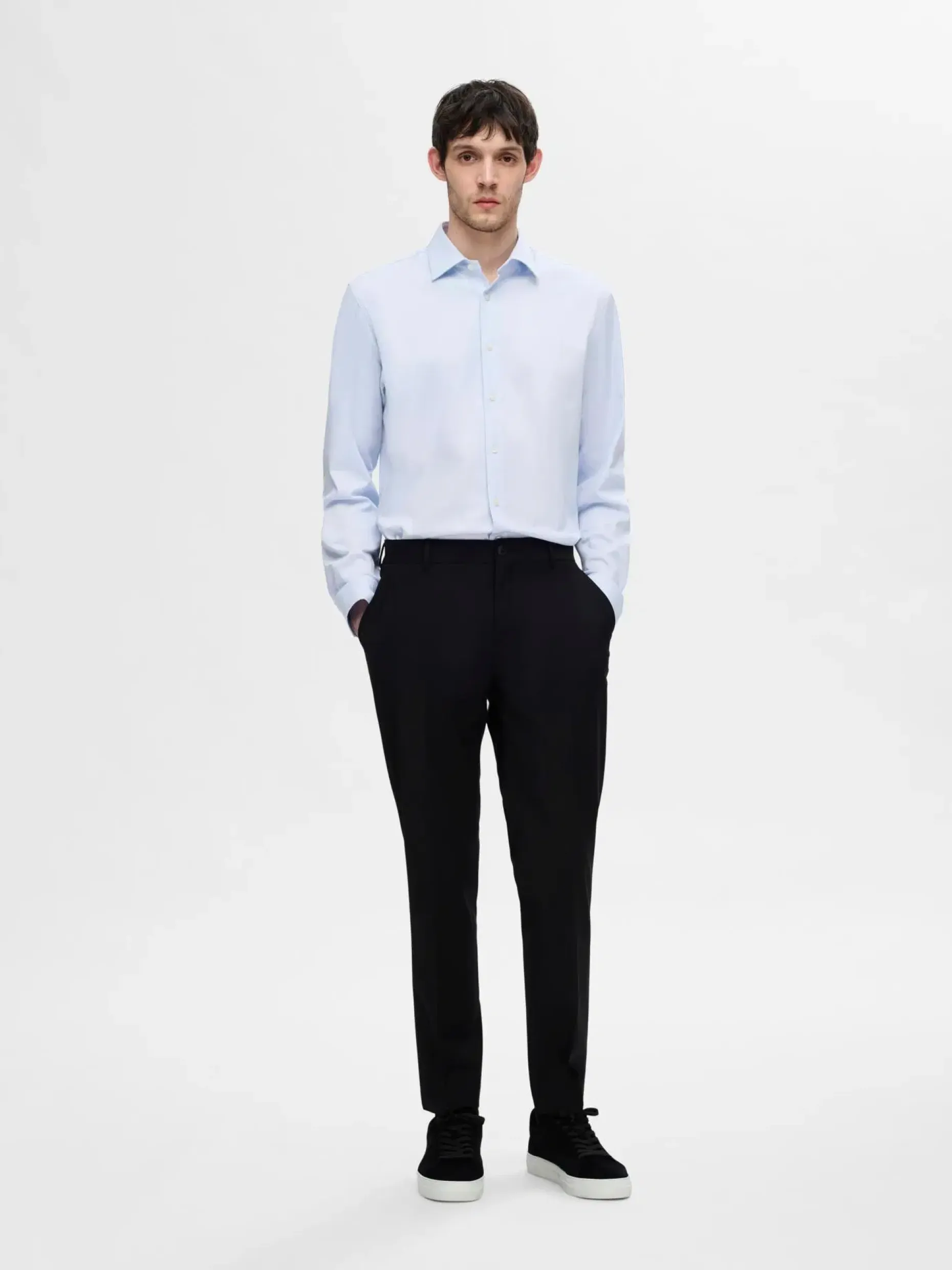 Selected homme slhslim-performance shirt ls pukupaita