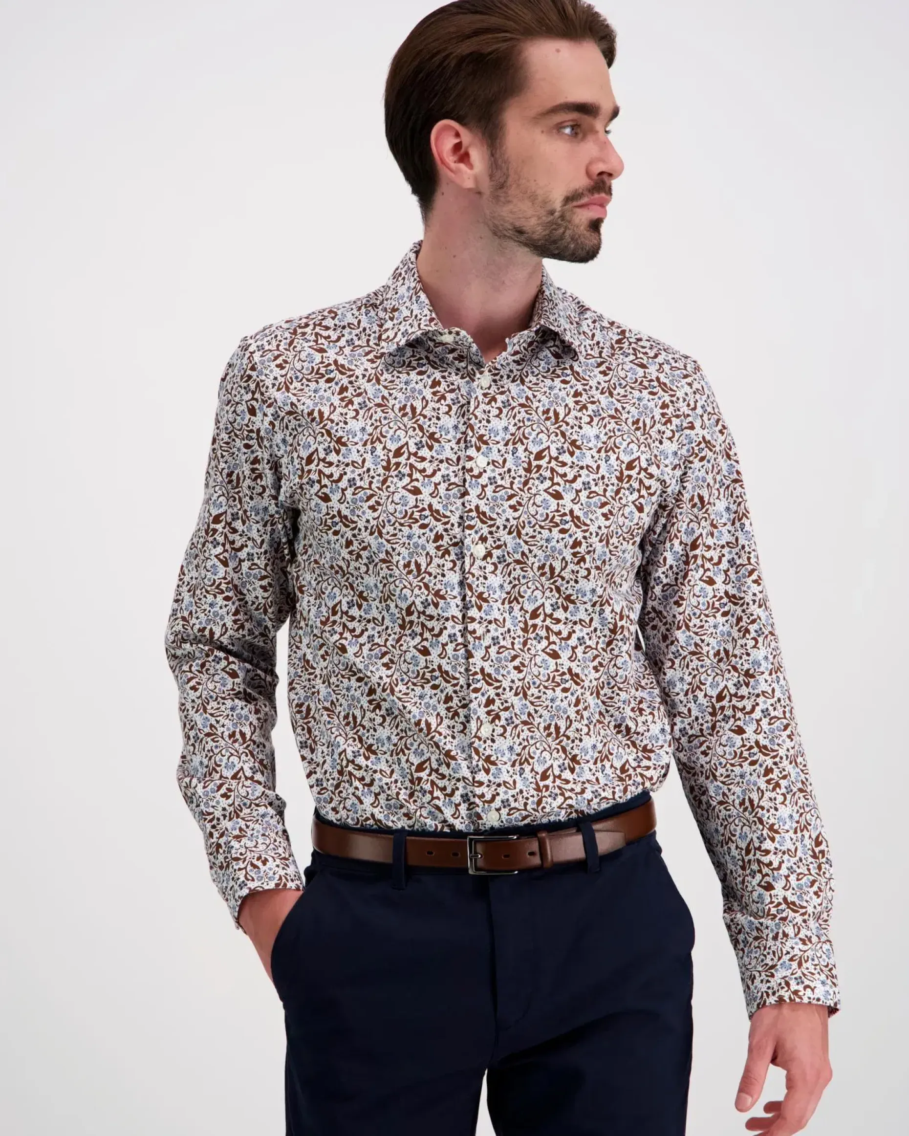 SELECTED HOMME Slhslimperformance aop shirt pukupaita