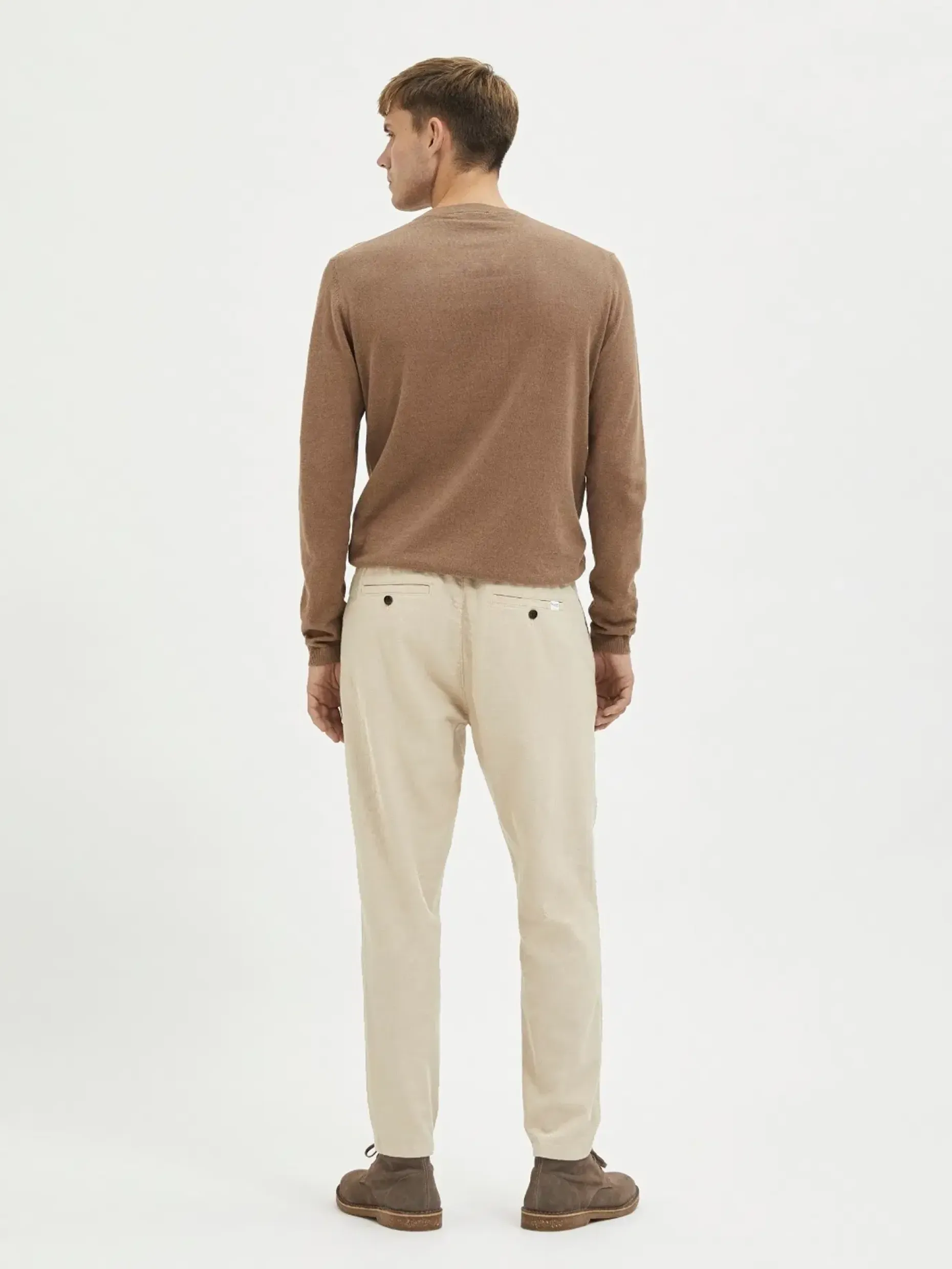 SELECTED HOMME Slh172-slimtape brody pellavahousut