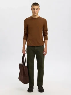 SELECTED HOMME Slhtray ls knit merinoneule