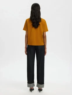 Selected SLFEssential Boxy t-paita