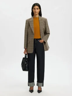 Selected SLFEssential Boxy t-paita