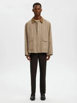 Selected Slhkyle cotton jkt takki