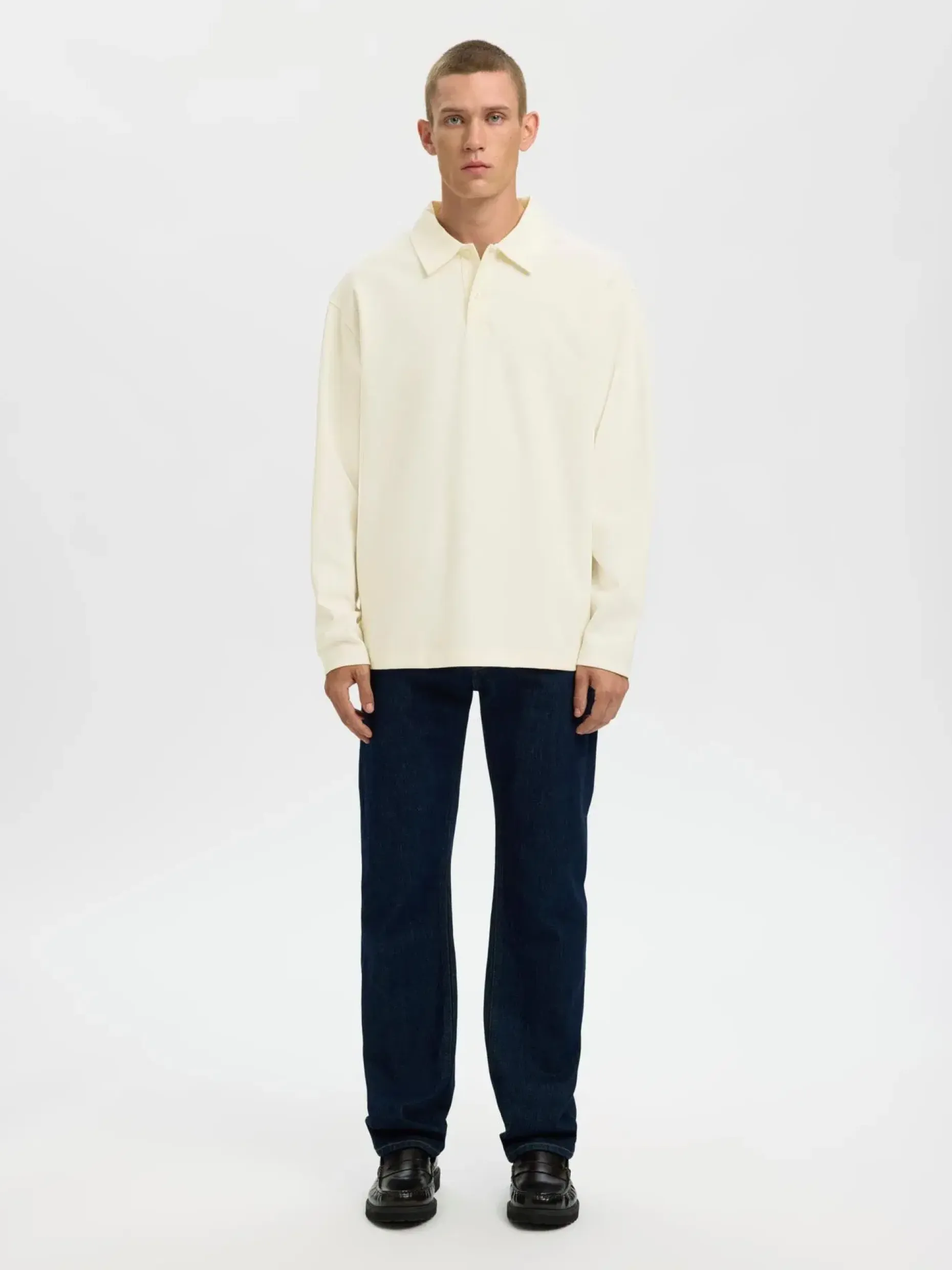 Selected Slhrelaxaiden ls polo pitkähihainen pikeepaita
