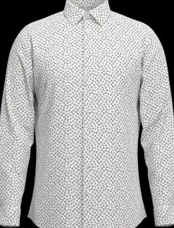 Selected Slhslim-performance shirt ls pukupaita