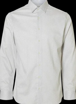 Selected Slhslim-performance shirt ls pukupaita