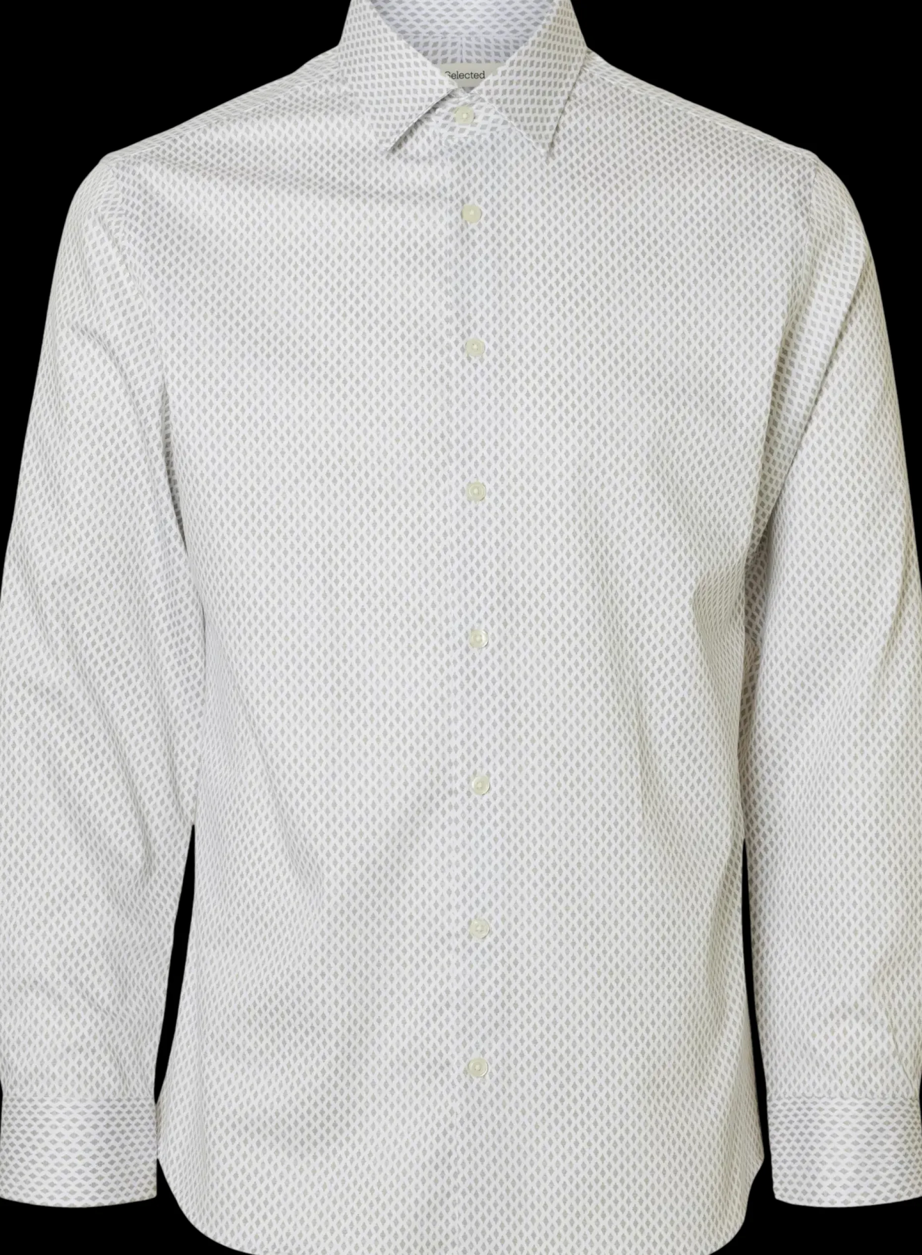 Selected Slhslim-performance shirt ls pukupaita