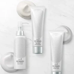 SENSAI Silky Purifying Mud Soap vaahtoava puhdistusvoide ja -naamio 125 ml