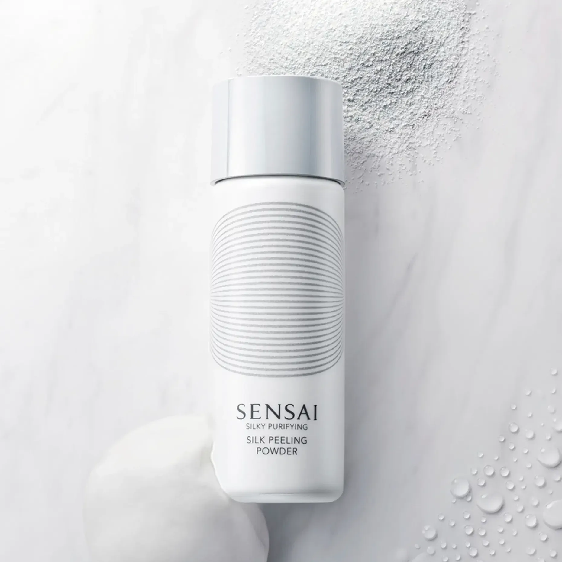 SENSAI Silky Purifying Silk Peeling Powder entsymaattinen kasvojenkuorinta 40 g