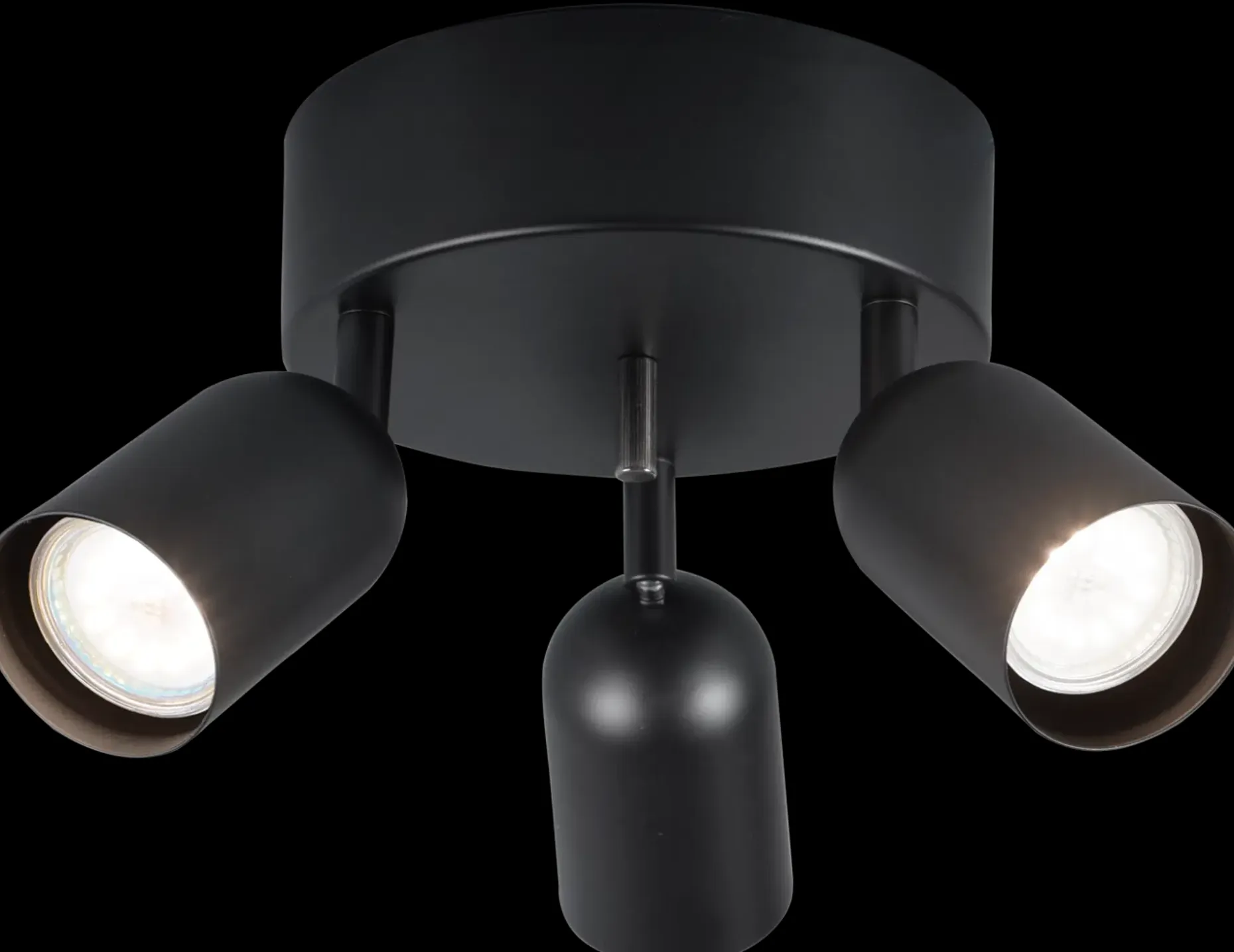Sessak Lighting Kippo kattospottivalaisin 3-os musta