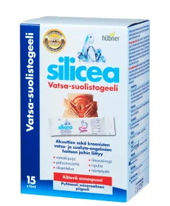 Silicea vatsa-suolistogeeli annospussi 15x15ml