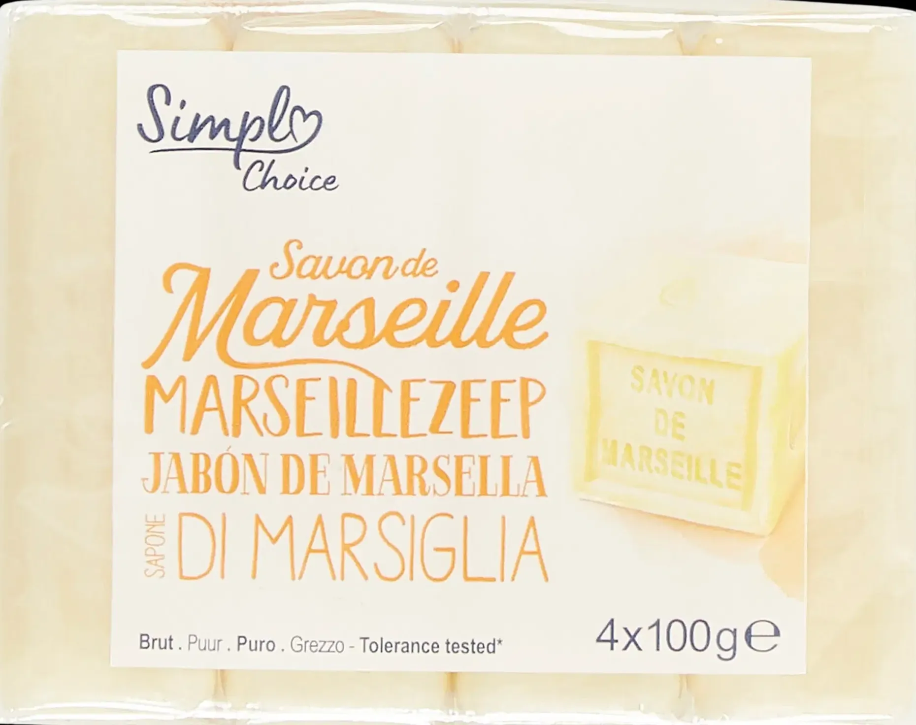 Simpl Palasaippua Marseille 4 x 100g