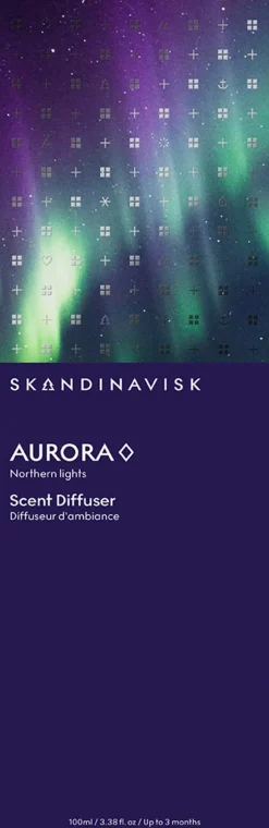 Skandinavisk Aurora huonetuoksu ruokotikuilla 100ml
