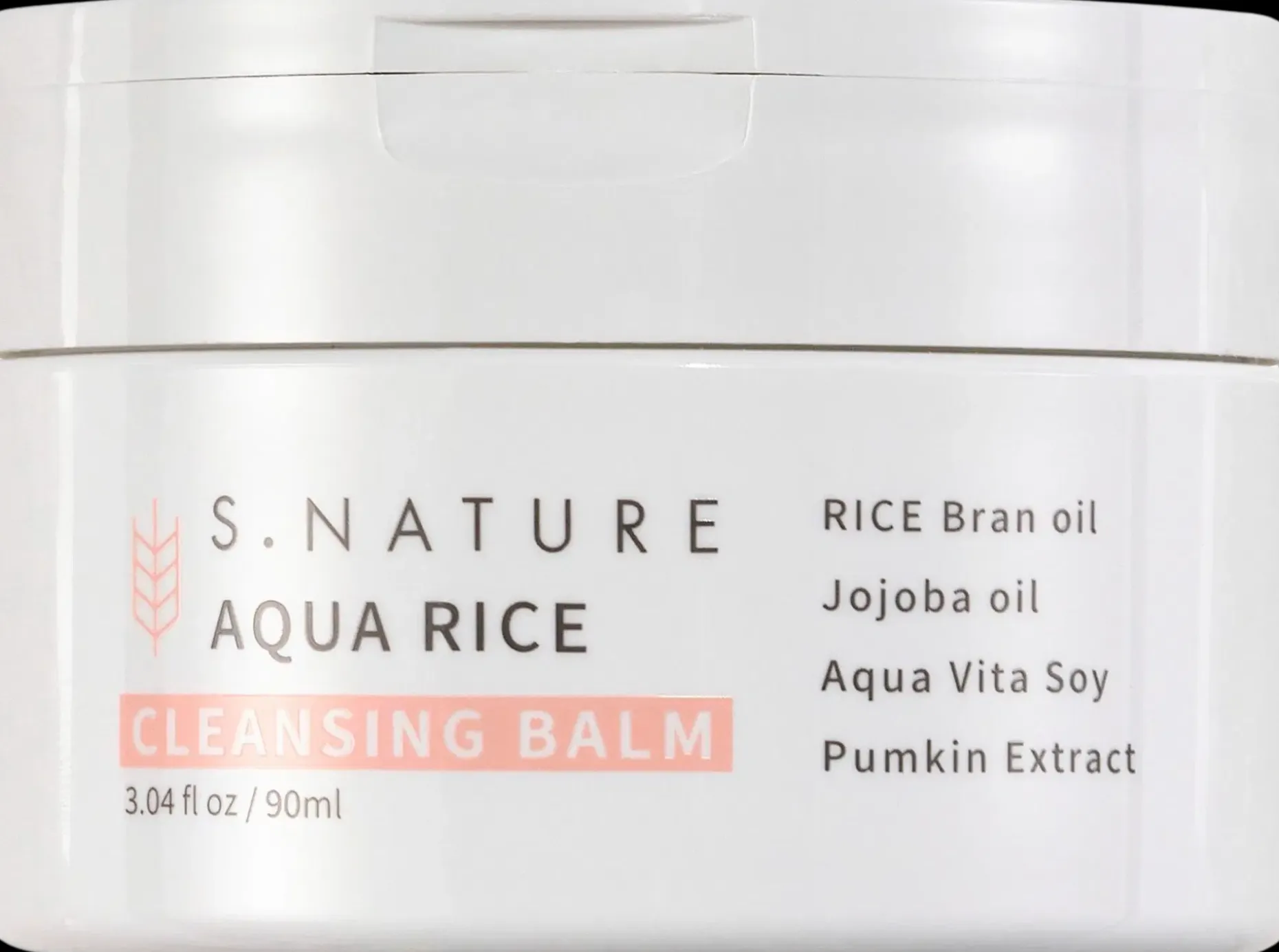 S.NATURE AQUA RICE CLEANSING BALM -puhdistusbalmi 90ml