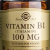Solgar B1-vitamiini 100 mg ravintolisä 100 kaps.