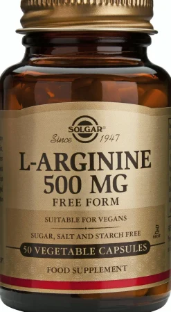 Solgar L-Arginiini 500 mg ravintolisä 50 kaps.