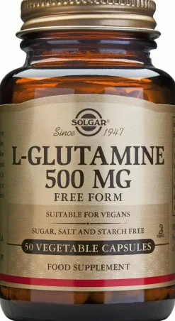 Solgar L-Glutamiini 500 mg ravintolisä 50 kaps.