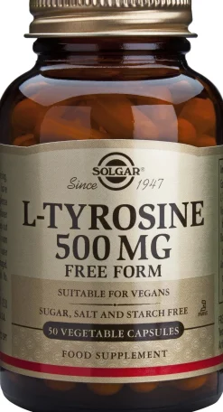 Solgar L-Tyrosiini 500 mg ravintolisä 50 kaps.