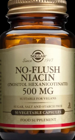 Solgar No-Flush Niasiini ravintolisä 50 kaps.