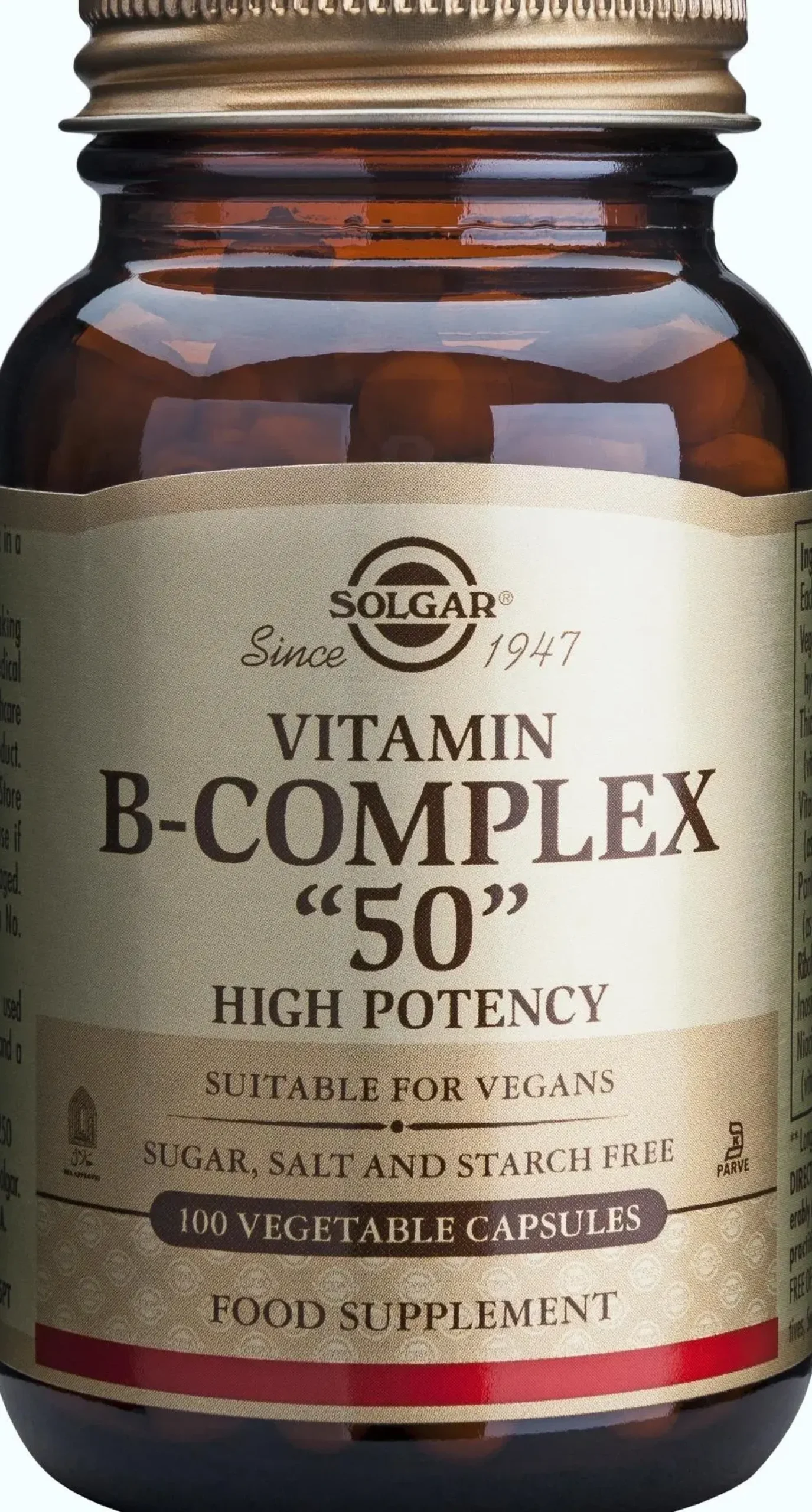 Solgar Vitamin B-Complex "50" ravintolisä 50 kaps