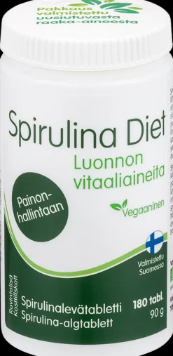 Spirulina Diet spirulinalevätabletti 180 tabl