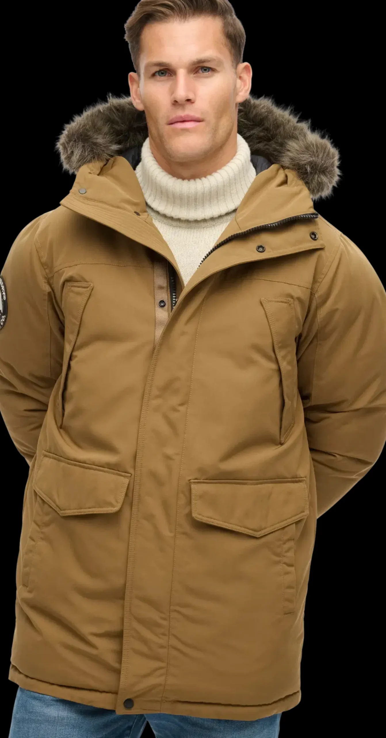 Superdry Everest faux fur parkatakki