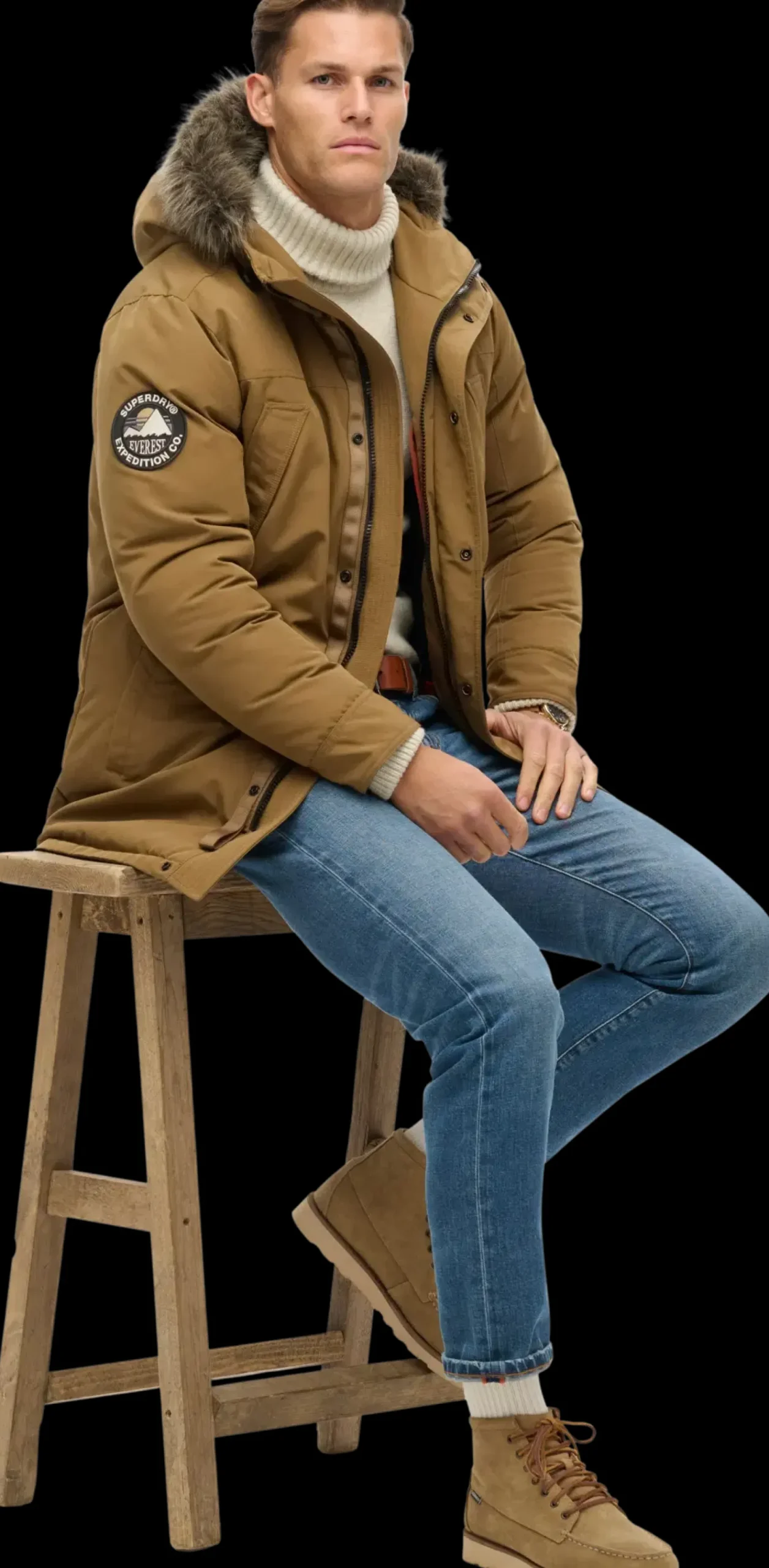Superdry Everest faux fur parkatakki