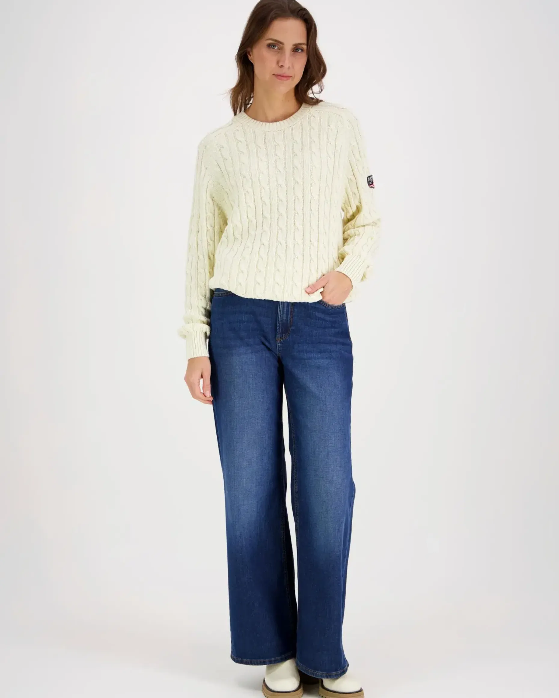 Superdry Slouchy palmikkoneule