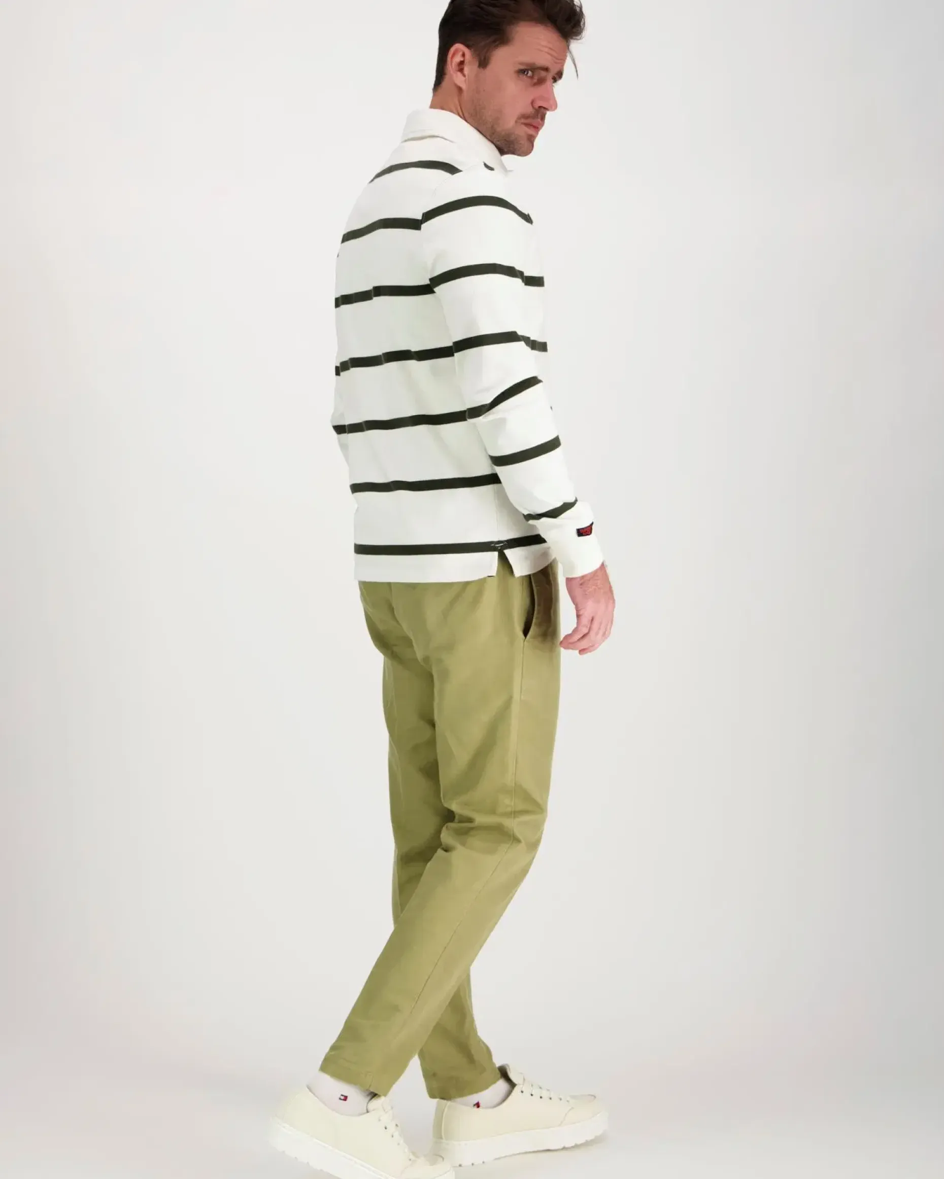 Superdry Vintage athletic stripe rugbypaita