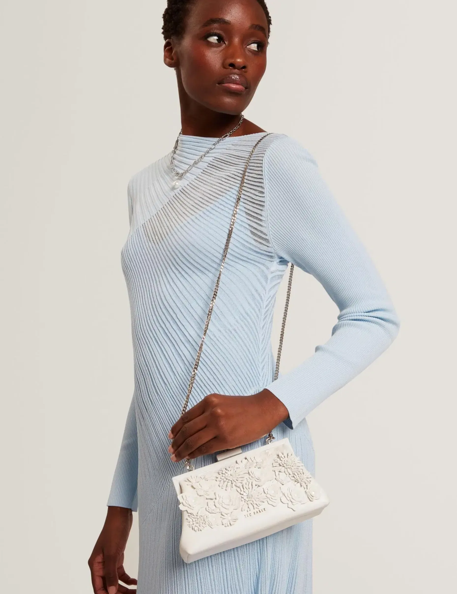 Ted Baker Fiorell Flower apl clutch