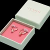 Ted Baker Sinalaa crystal rose gold korvarenkaat