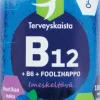 Terveyskaista B12+B6+Foolihappo, imeskeltävä (mustikka) 90 tabl.
