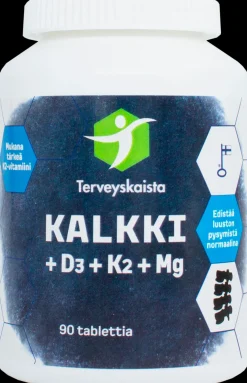 Terveyskaista Kalkki+D3+K2+MG 90 tabl.
