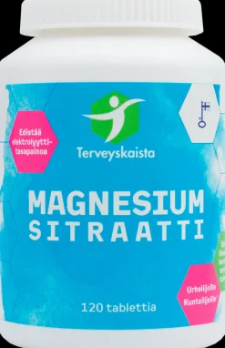 Terveyskaista MagnesiumSitraatti 120 tabl.