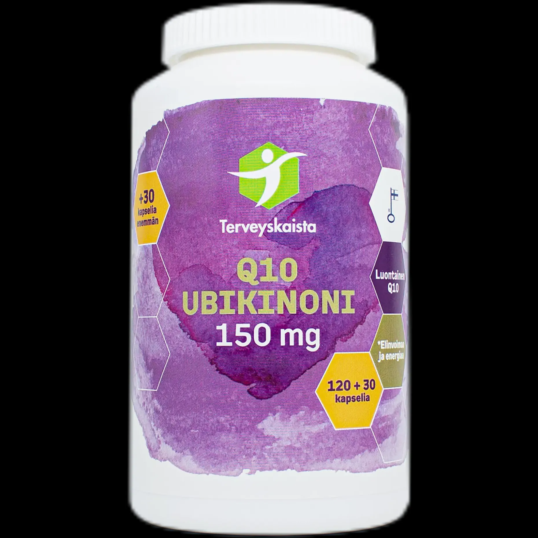 Terveyskaista Q10 Ubikinoni 150 mg +30 kaps.