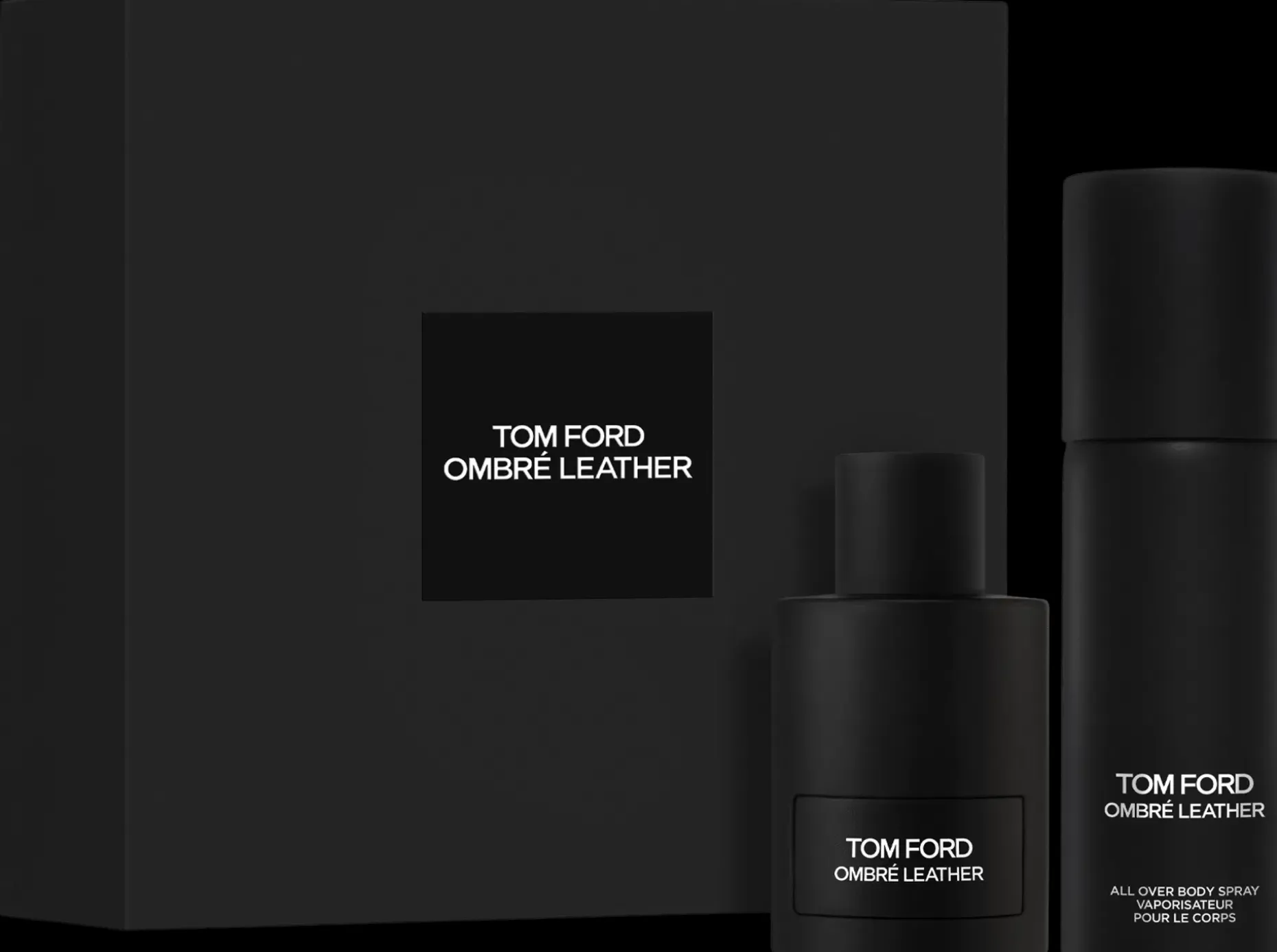 Tom Ford Ombre Leather Eau De Parfum Set With All Over Body Spray -tuoksupakkaus