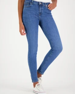 Tommy Hilfiger Como Skinny Rw Mid Blue