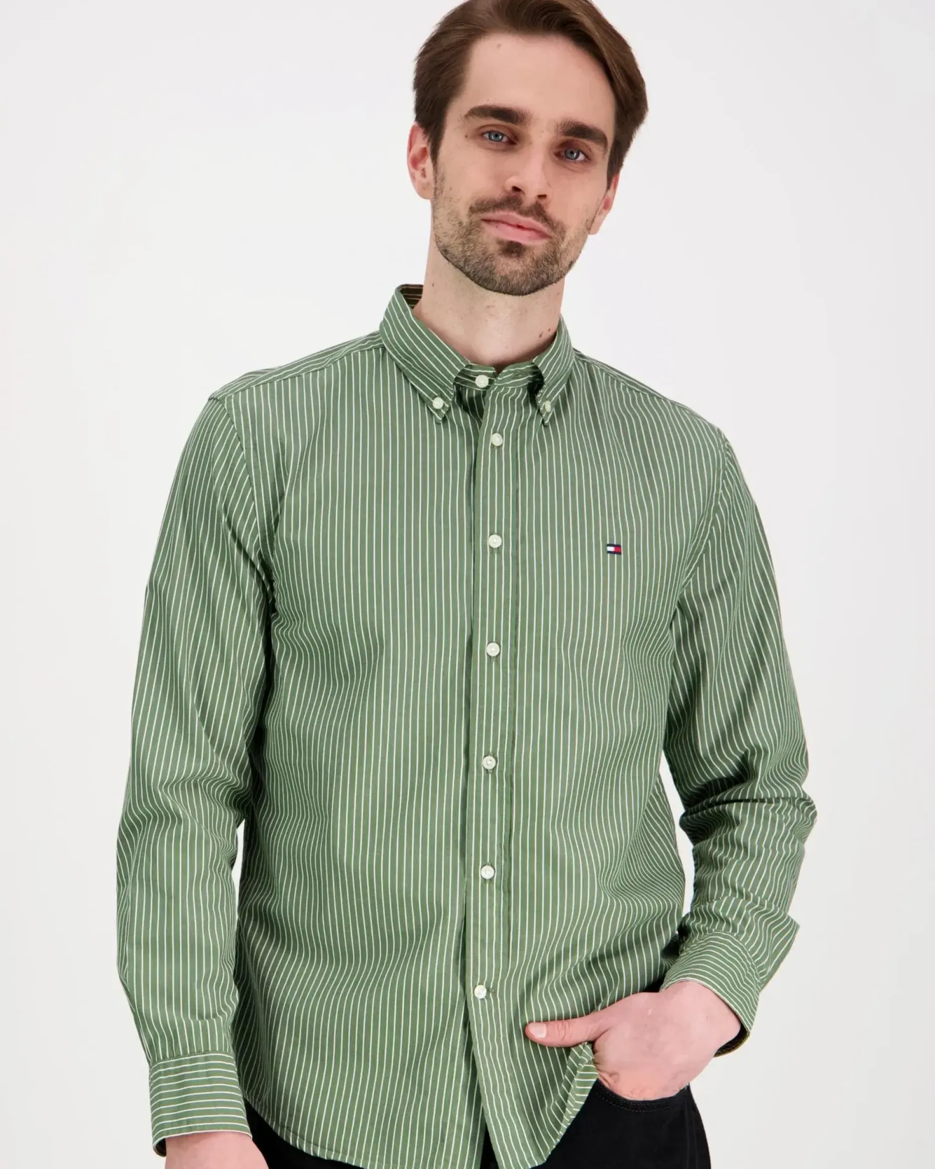 Tommy Hilfiger Core hairline poplin rf shirt