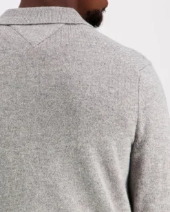 Tommy Hilfiger Lambswool zip polo neule