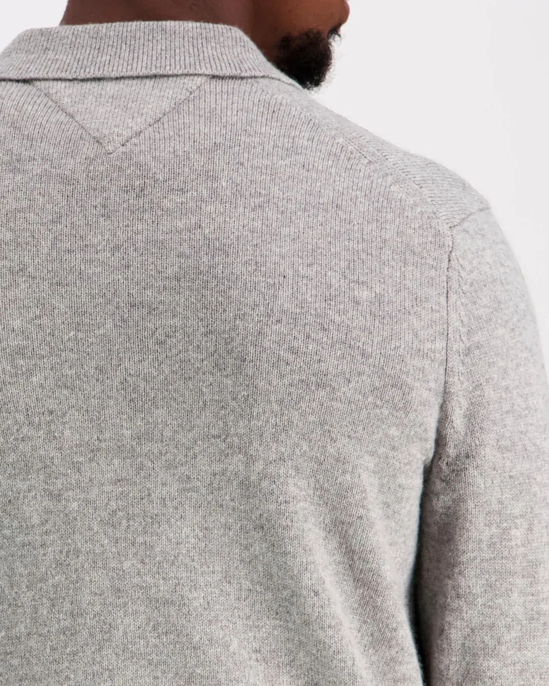 Tommy Hilfiger Lambswool zip polo neule